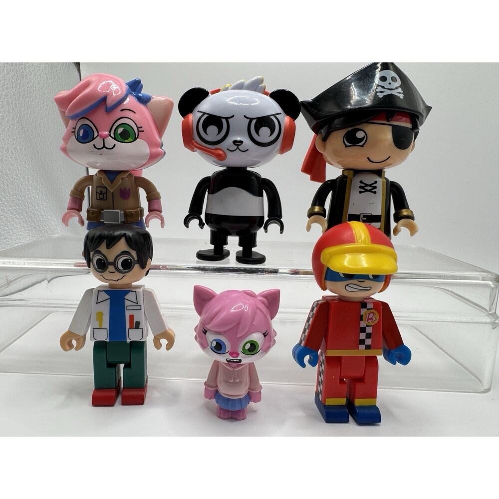 Ryan’s World Figure Lot Ryan Combo Panda Alpha Lexa‎ Mystery Toy Figures 6